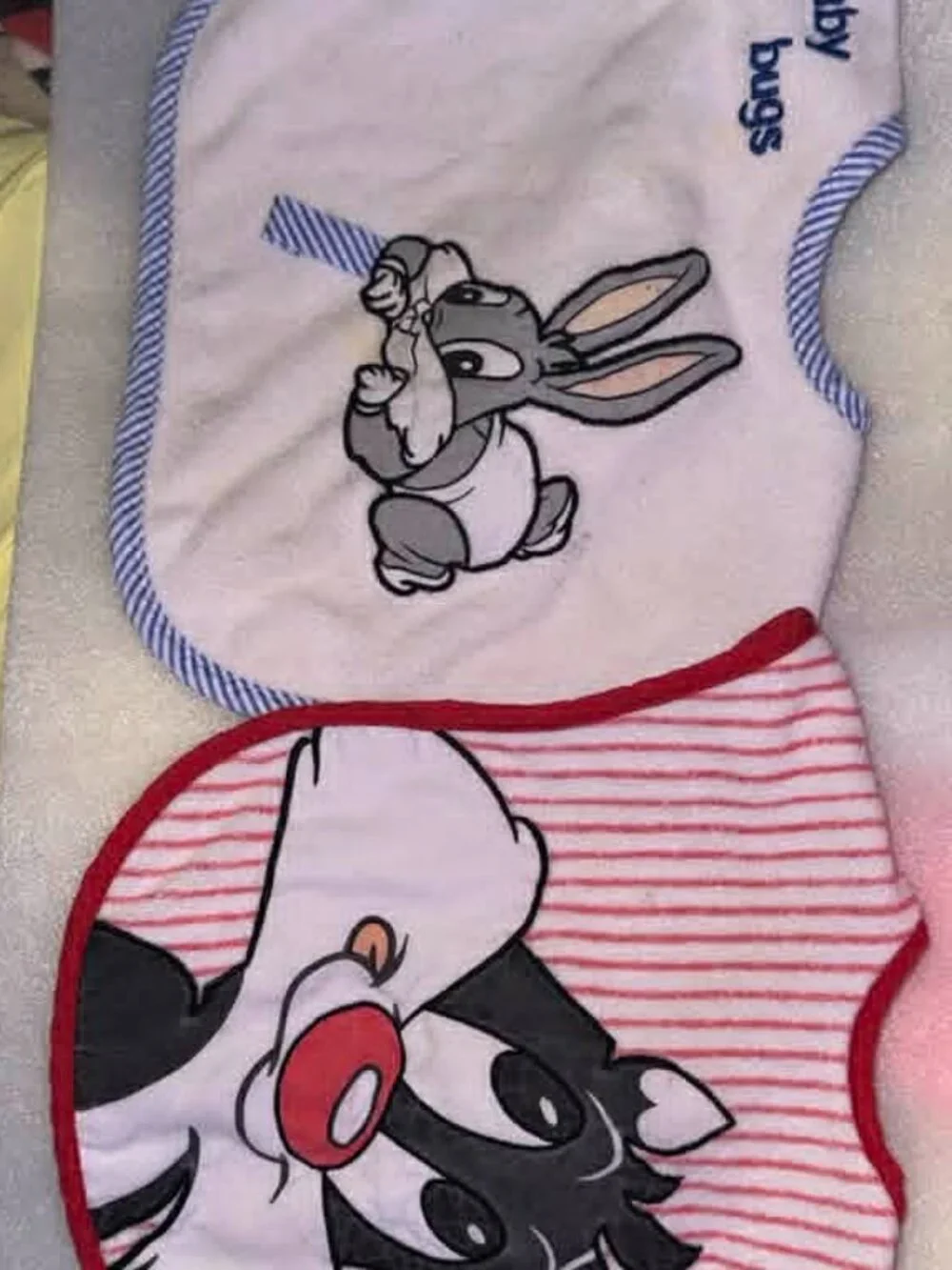 Vintage Terry Cloth Lot of 5 Bibs